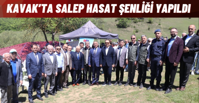 Kavak'ta Salep Hasat Şenliği yapıldı