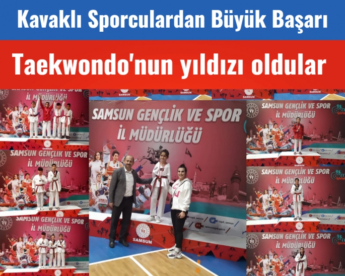 Kavaklı sporcular 9 madalya ile döndü