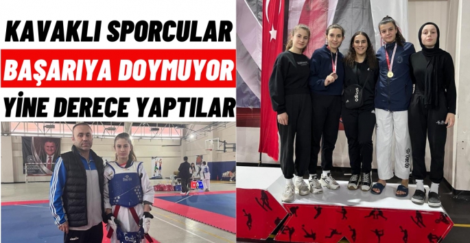 Kavaklı Sporcular Şampiyonluğa Doymuyor