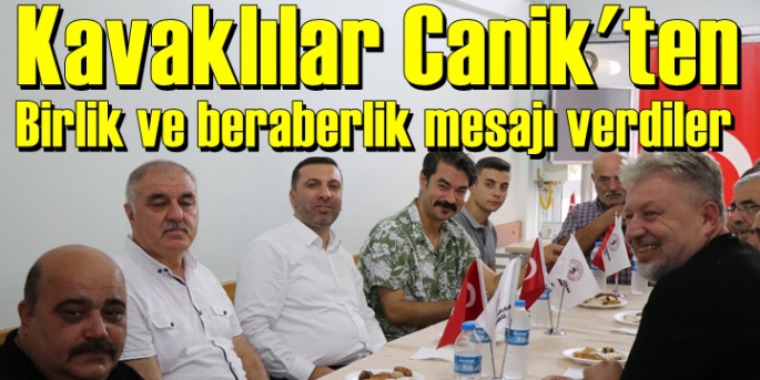 Kavaklılar Canik'ten Birlik ve Beraberlik Mesajı verdi