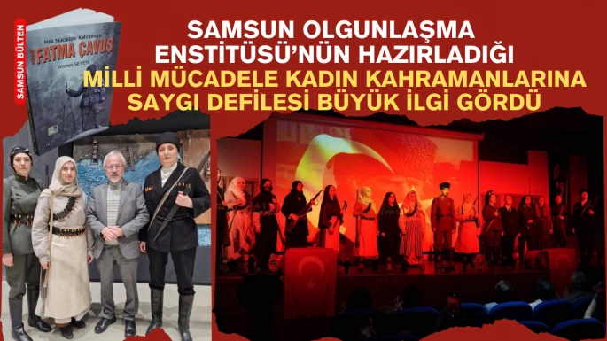 Milli Mücadelenin Kadın Kahramanlarına ait Kıyafet defilesine büyük ilgi 