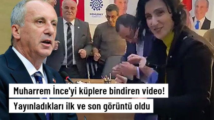 Muharrem İnce'yi çıldırtan görüntü