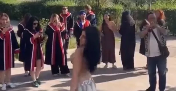 ODTÜ’de tepki çeken görüntü: Mezuniyet töreninde dansöz oynattılar
