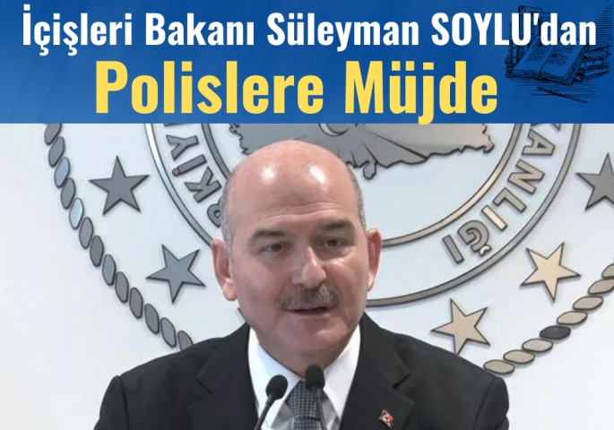 Polislere müjde! Bakan Soylu canlı yayında açıkladı