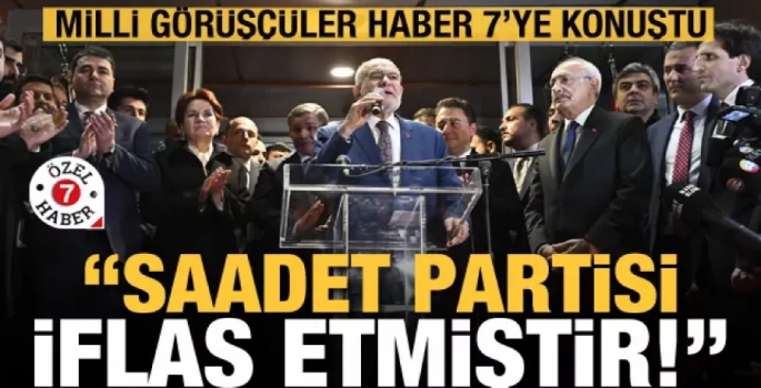 Saadet Partisi iflas etmiş, celladına aşık olmuştur!