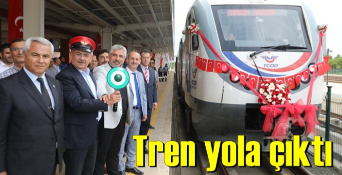 Samsun-Amasya Yolcu Treni ilk seferine uğurlandı
