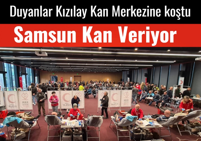 Samsun Kan Bağışında kırdığı rekorla tarih yazmaya devam ediyor