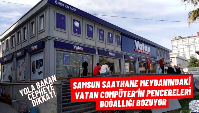 Samsun Saathane Meydanındaki dükkanlarda doku bozulmamalı