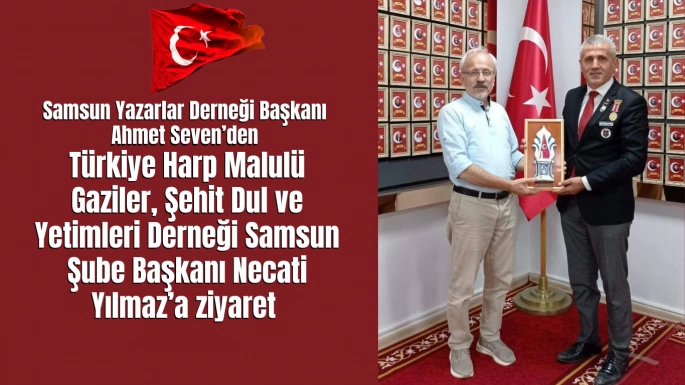Samsun Yazarlar Derneği'nden Anlamlı 30 Ağustos Ziyareti