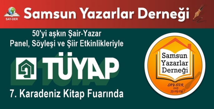 Samsun Yazarlar Derneği TÜYAP 7. Karadeniz Kitap Fuarında