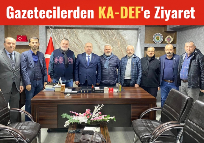 Samsunlu Gazetecilerden KA-DEF'e ziyaret