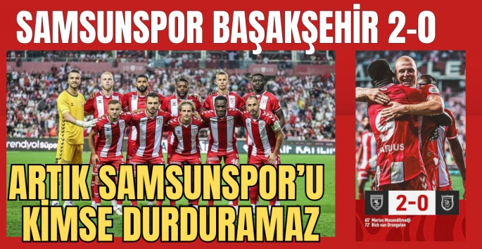 Samsunspor kendi sahasında oynadığı Başakşehir 2-0 