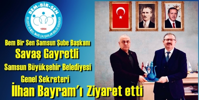 Savaş Gayretli'den İlhan Bayram'a ziyaret