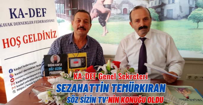 Sezahattin Temürkıran Söz Sizin TV'nin konuğu oldu