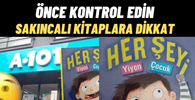 Süpermarkette satılan kitap sakıncalı çıktı