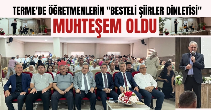 Termeli Öğretmenlerden Muhteşem Şiir Dinletisi