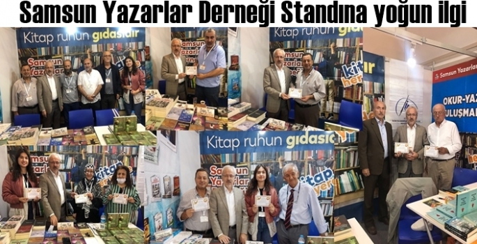 Tüyap Kitap Fuarında Samsun Yazarlar Derneği ilgi odağı oldu