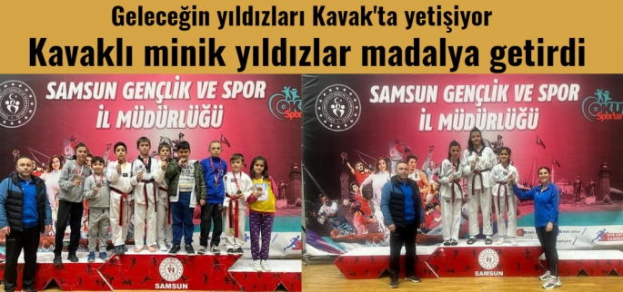 Yarının yıldız sporcuları Kavak'ta yetişiyor