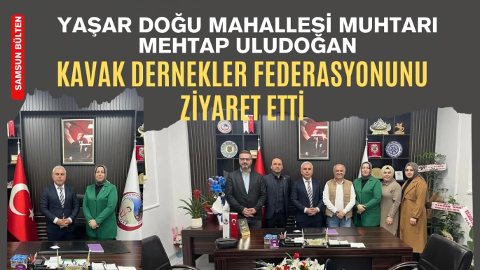 Yaşar Doğu Mahallesi Muhtarı Mehtap Uludoğan KA-DEF'i ziyaret etti