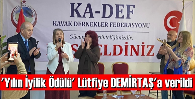 ‘Yılın İyilik Ödülü’ne Lütfiye Demirtaş layık görüldü