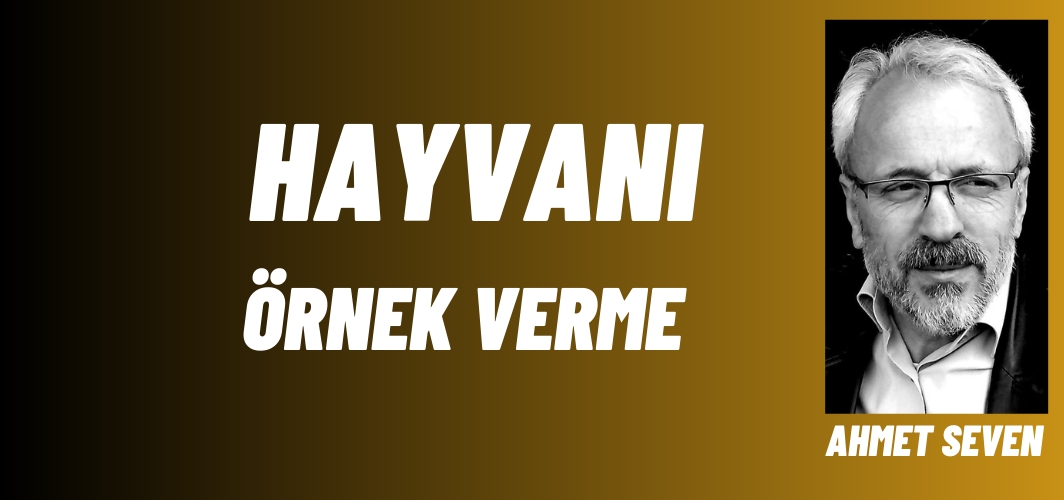 Kötü şeyler için hayvanları örnek gösterme