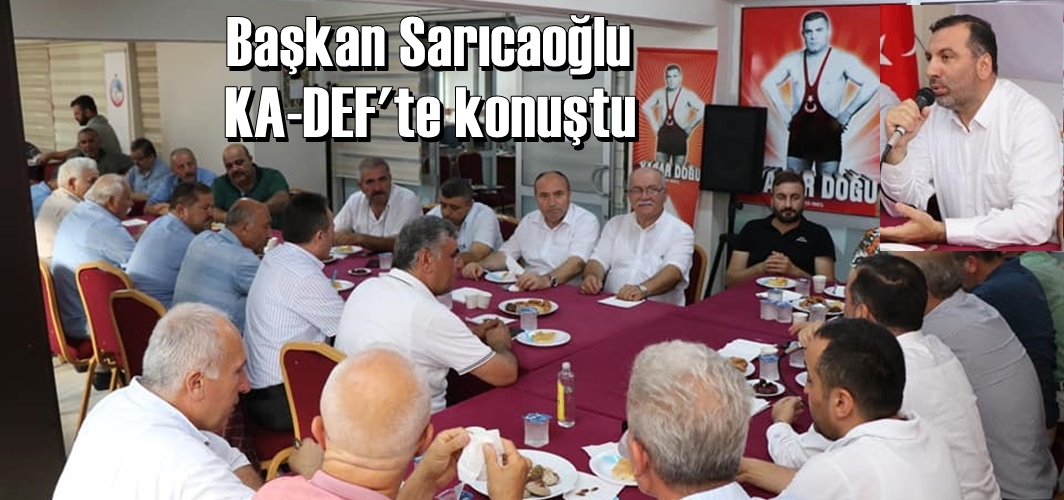 KA-DEF'ten Sarıcaoğlu'na:  'Samsun'da yaşayan 250 Bin Kavaklı ile yanındayız Başkanım'