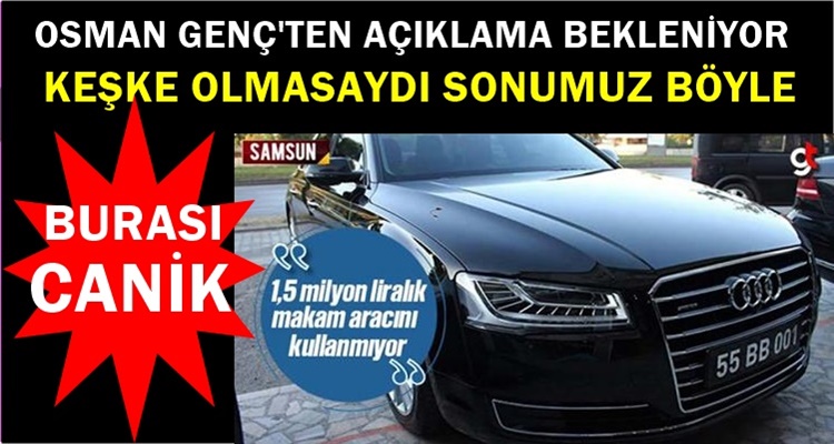 CANİK BELEDİYESİNİN BAŞKAN ARACI DA İCRALIKMIŞ